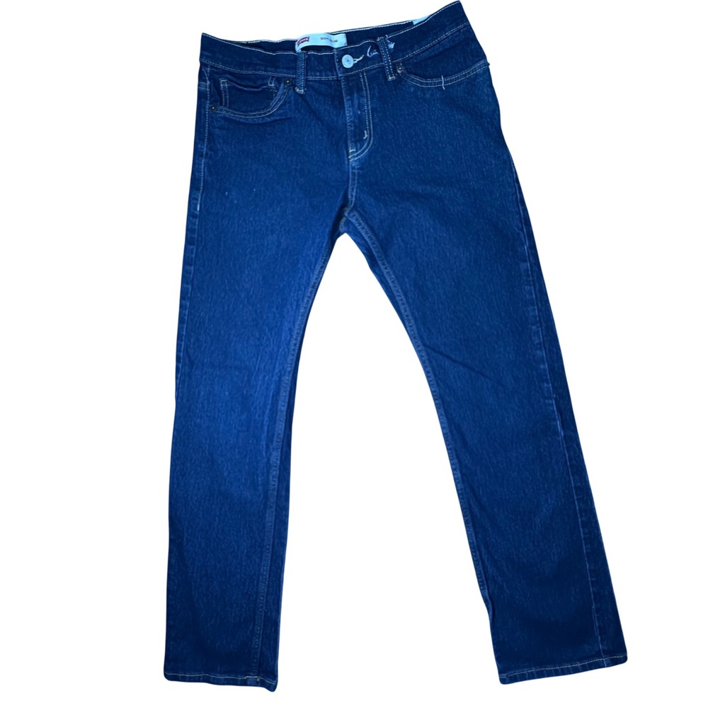 Levi's 511 Slim Kids Jeans Dark Wash Denim Pants Size 18 Reg‎ Blue Casual